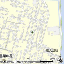 鹿児島県姶良市東餅田1165-9周辺の地図