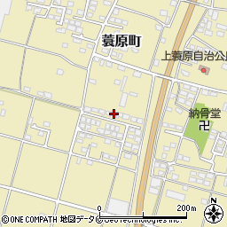 宮崎県都城市蓑原町8810-7周辺の地図