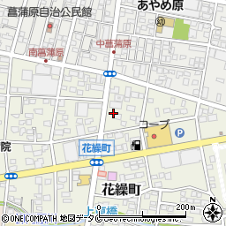 宮崎県都城市花繰町周辺の地図