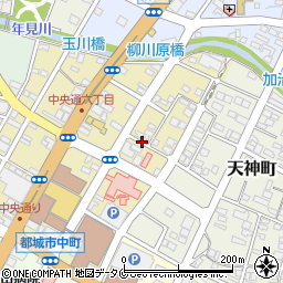 宮崎県都城市中町12周辺の地図