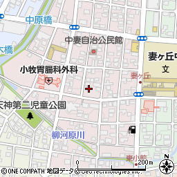 宮崎県都城市中原町16-14周辺の地図