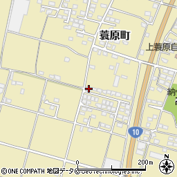 宮崎県都城市蓑原町8810-3周辺の地図