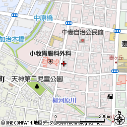 宮崎県都城市中原町15-13周辺の地図