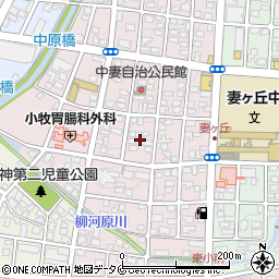 宮崎県都城市中原町16周辺の地図