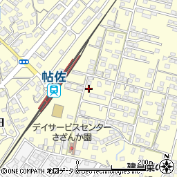 鹿児島県姶良市東餅田1568-3周辺の地図
