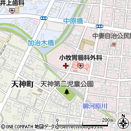 宮崎県都城市中原町13-12周辺の地図