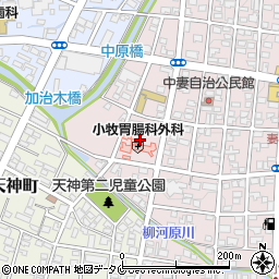 宮崎県都城市中原町14周辺の地図