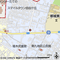 北辰商事株式会社　宮崎支店周辺の地図
