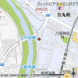株式会社松山旗染工場　工場周辺の地図