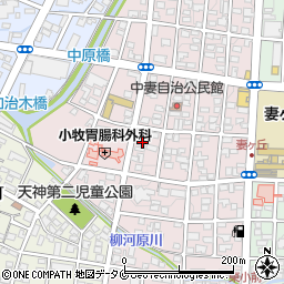 宮崎県都城市中原町15-15周辺の地図