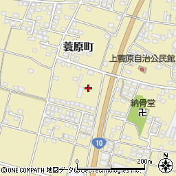 宮崎県都城市蓑原町2461周辺の地図