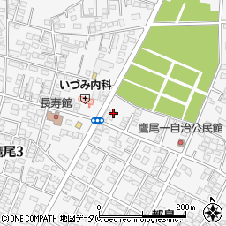 東洋興産株式会社　セルフ鷹尾給油所周辺の地図