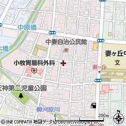 宮崎県都城市中原町16-17周辺の地図