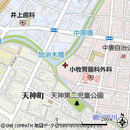 宮崎県都城市中原町13-16周辺の地図