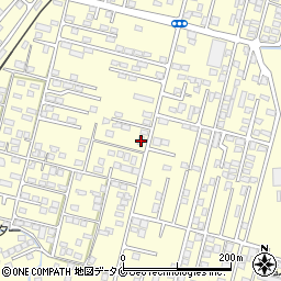鹿児島県姶良市東餅田1392-2周辺の地図