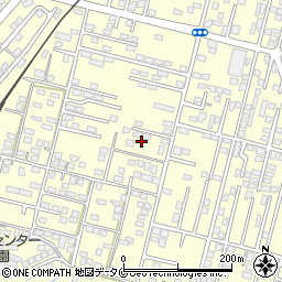 鹿児島県姶良市東餅田1394-1周辺の地図