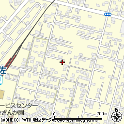 鹿児島県姶良市東餅田1517-11周辺の地図
