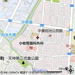 宮崎県都城市中原町23-9周辺の地図