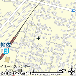 鹿児島県姶良市東餅田1517-14周辺の地図
