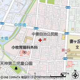 宮崎県都城市中原町22-8周辺の地図