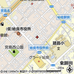 帖佐駅前郵便局 ＡＴＭ周辺の地図