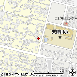 鹿児島県霧島市隼人町住吉332周辺の地図