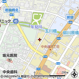 宮崎県都城市中町7周辺の地図