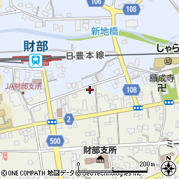 鹿児島県曽於市財部町北俣1862-2周辺の地図