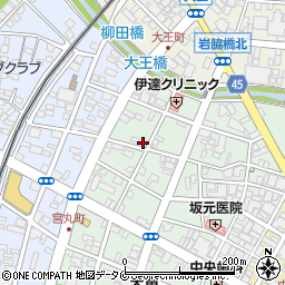 宮崎県都城市牟田町周辺の地図
