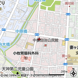 宮崎県都城市中原町22-19周辺の地図