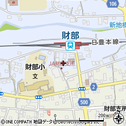 鹿児島県曽於市財部町北俣1871周辺の地図