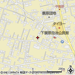 宮崎県都城市蓑原町2373-13周辺の地図