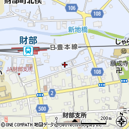 鹿児島県曽於市財部町北俣1863周辺の地図