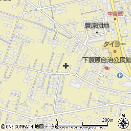 宮崎県都城市蓑原町2375-1周辺の地図