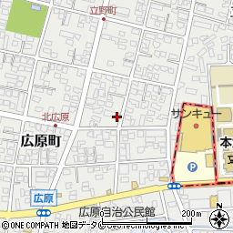 東洋羽毛販売株式会社　宮崎営業所周辺の地図