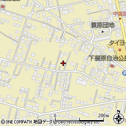 宮崎県都城市蓑原町2376周辺の地図