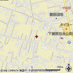 宮崎県都城市蓑原町2376-4周辺の地図