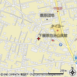 宮崎県都城市蓑原町2373-15周辺の地図