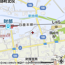 有限会社西部技術コンサルタント　財部支店周辺の地図