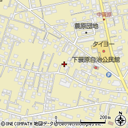 宮崎県都城市蓑原町2375-3周辺の地図