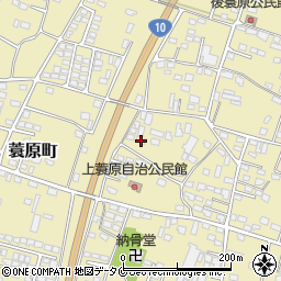 宮崎県都城市蓑原町2958-5周辺の地図