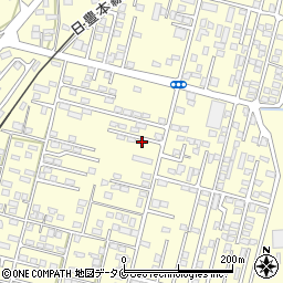鹿児島県姶良市東餅田1408-12周辺の地図