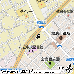 日米礦油株式会社　姶良バイパスサービスステーション周辺の地図