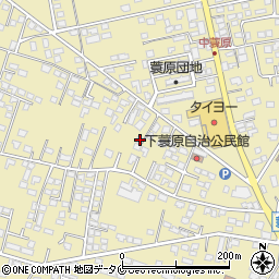 宮崎県都城市蓑原町2373周辺の地図