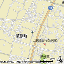 宮崎県都城市蓑原町2416周辺の地図