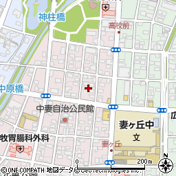 宮崎県都城市中原町29周辺の地図