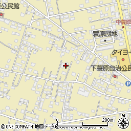 宮崎県都城市蓑原町2376-6周辺の地図