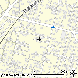 鹿児島県姶良市東餅田1408周辺の地図