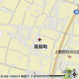 宮崎県都城市蓑原町2418周辺の地図
