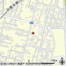 鹿児島県姶良市東餅田1065-12周辺の地図